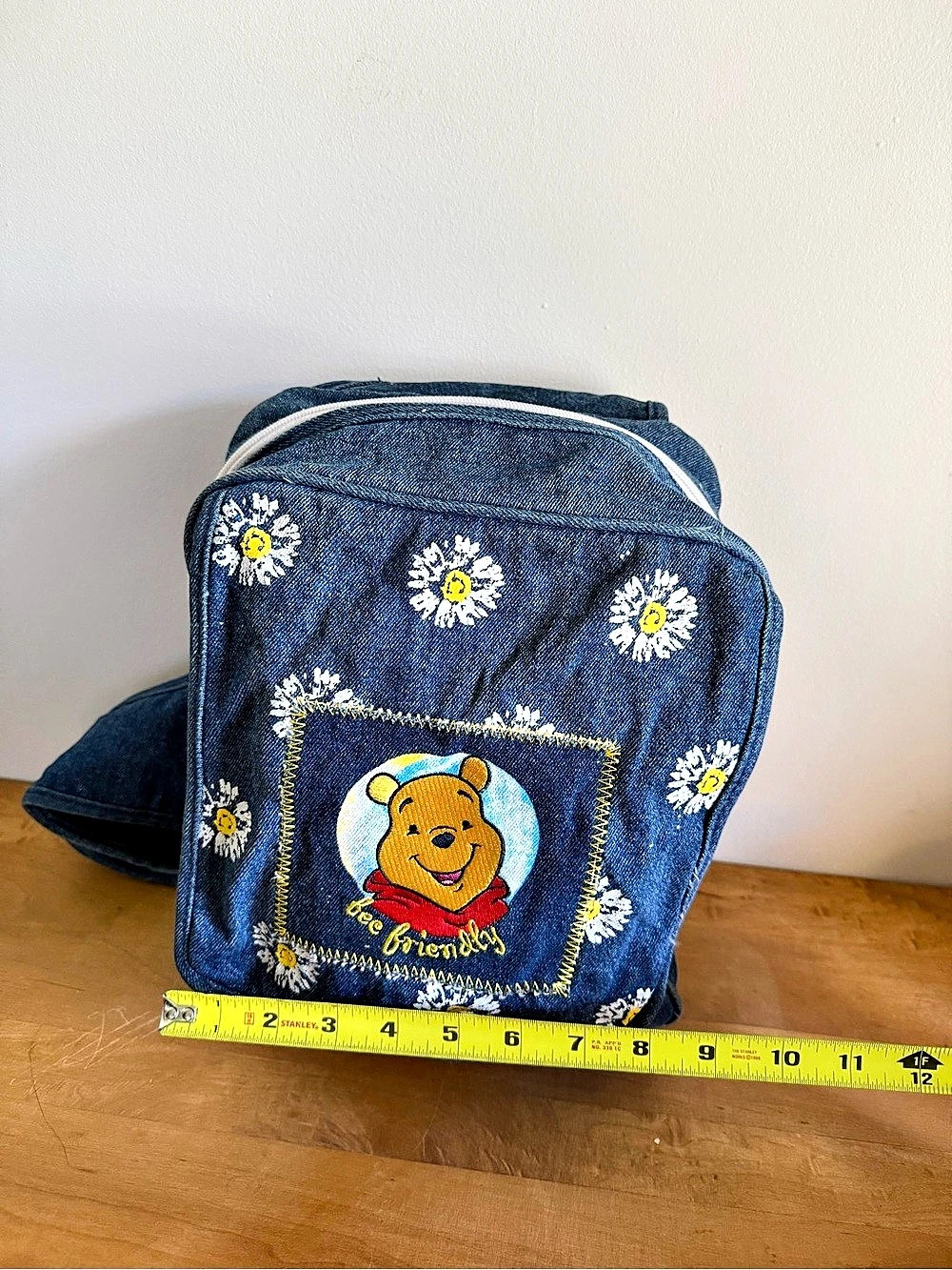 Denim Winnie The Pooh Crossbody Y2K backpack - Picture 3 of 16